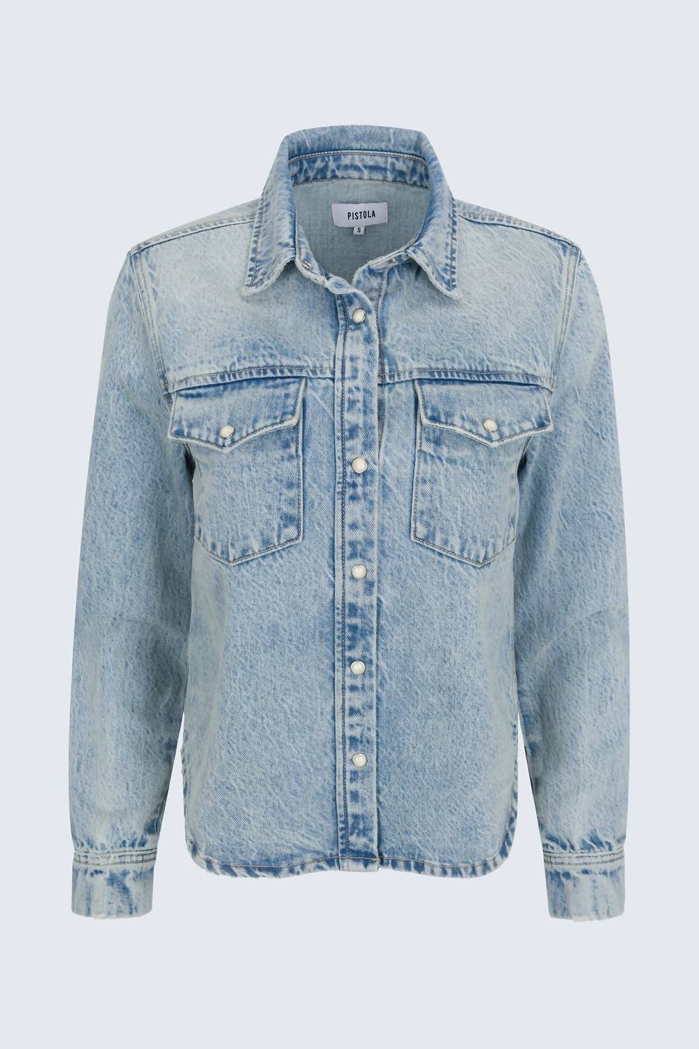 Pistola - Thea Shrunken Denim Shacket