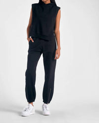 Elan - Ankle Zipper Relaxed Jogger