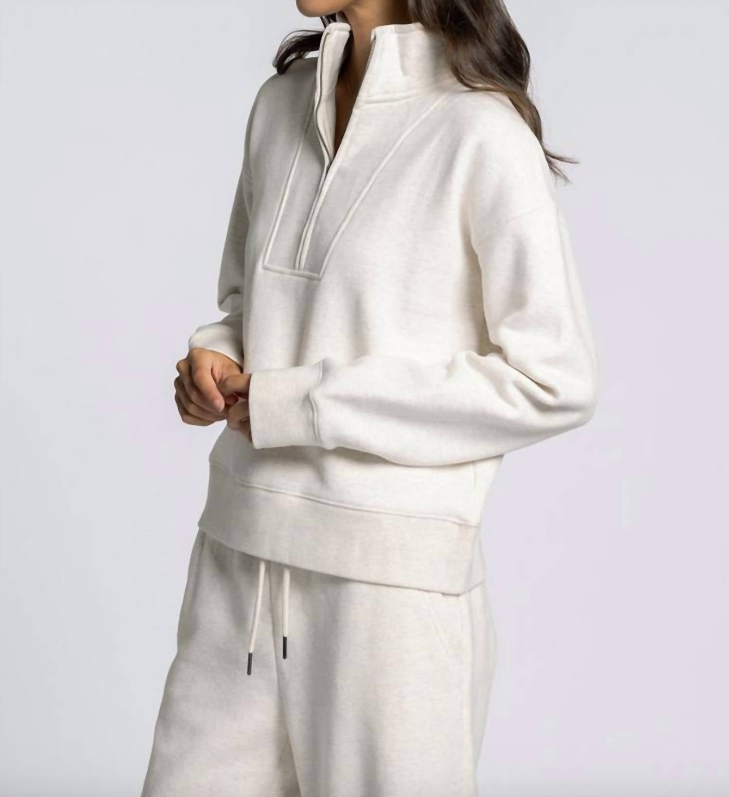 Thread & Supply - Serenity Fleece 1/4 Zip Pullover Sweatshirt