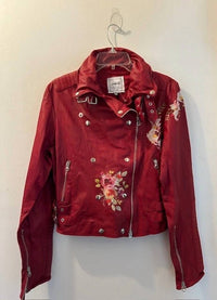 Jkt Nyc - Harley Floral Leather Jacket