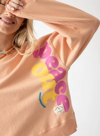 Electric & Rose - Peace Out Graphic Classic Sweatshirt