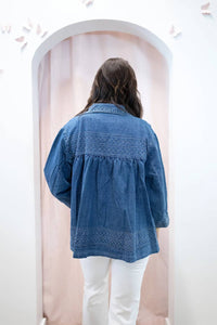 Blue B - Beth Embroidered Denim Jacket