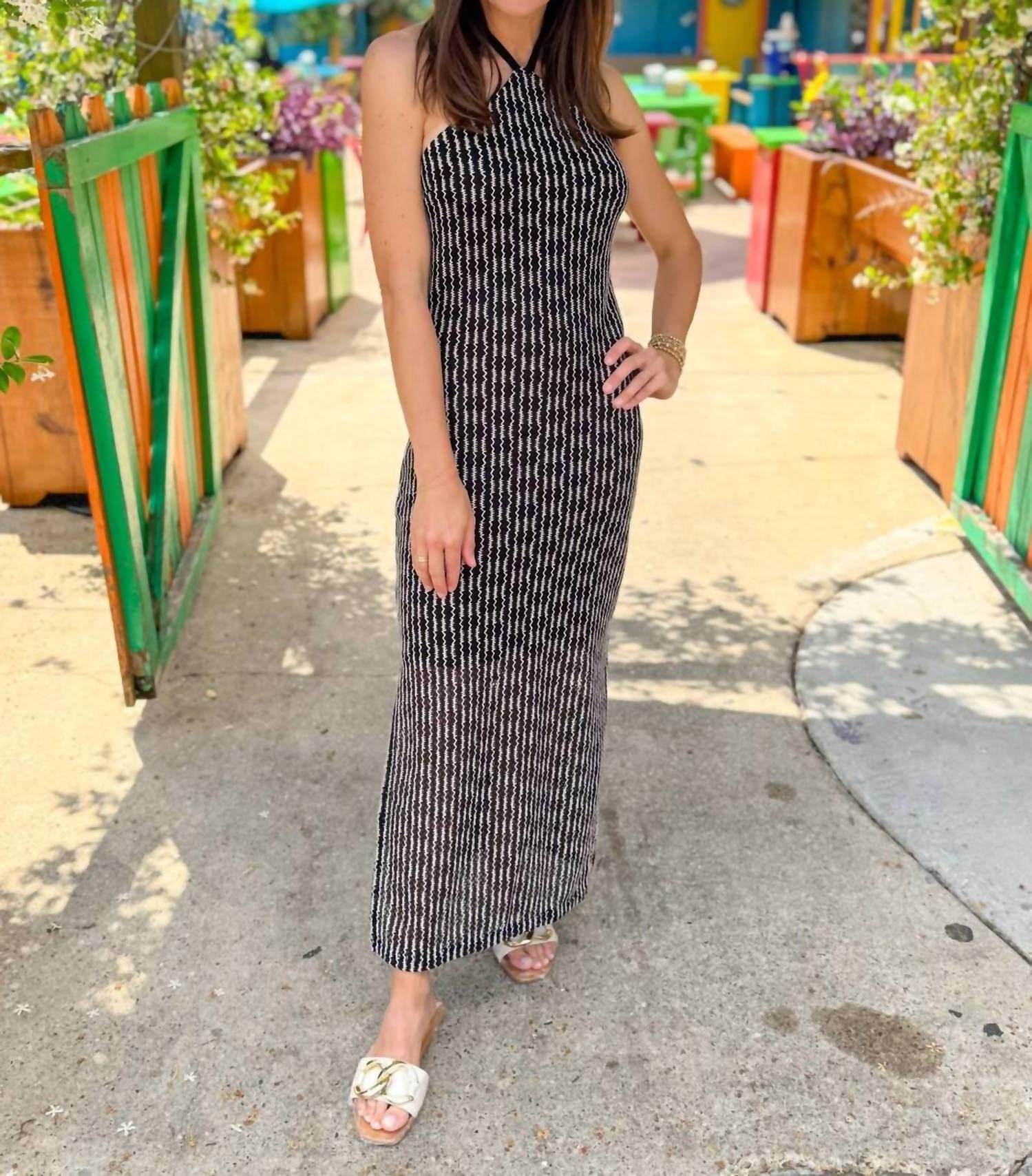 Steve Madden - Stripe Tatum Midi Dress