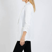 Joseph Ribkoff - Woven Jacquard Texture Boxy Blazer