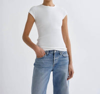 Agolde - Edison Cap Sleeve Tee