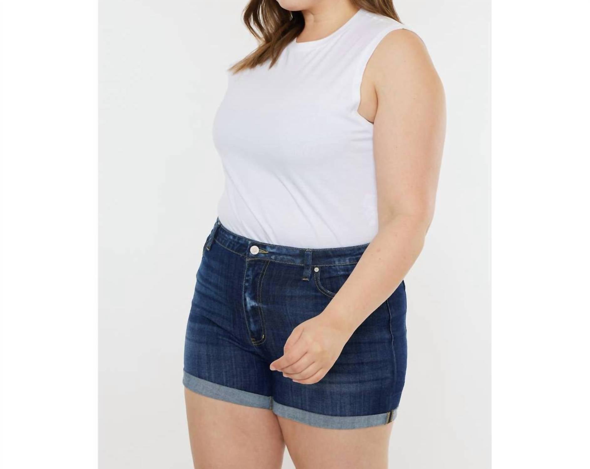 Kancan - Hazel Denim Shorts - Plus