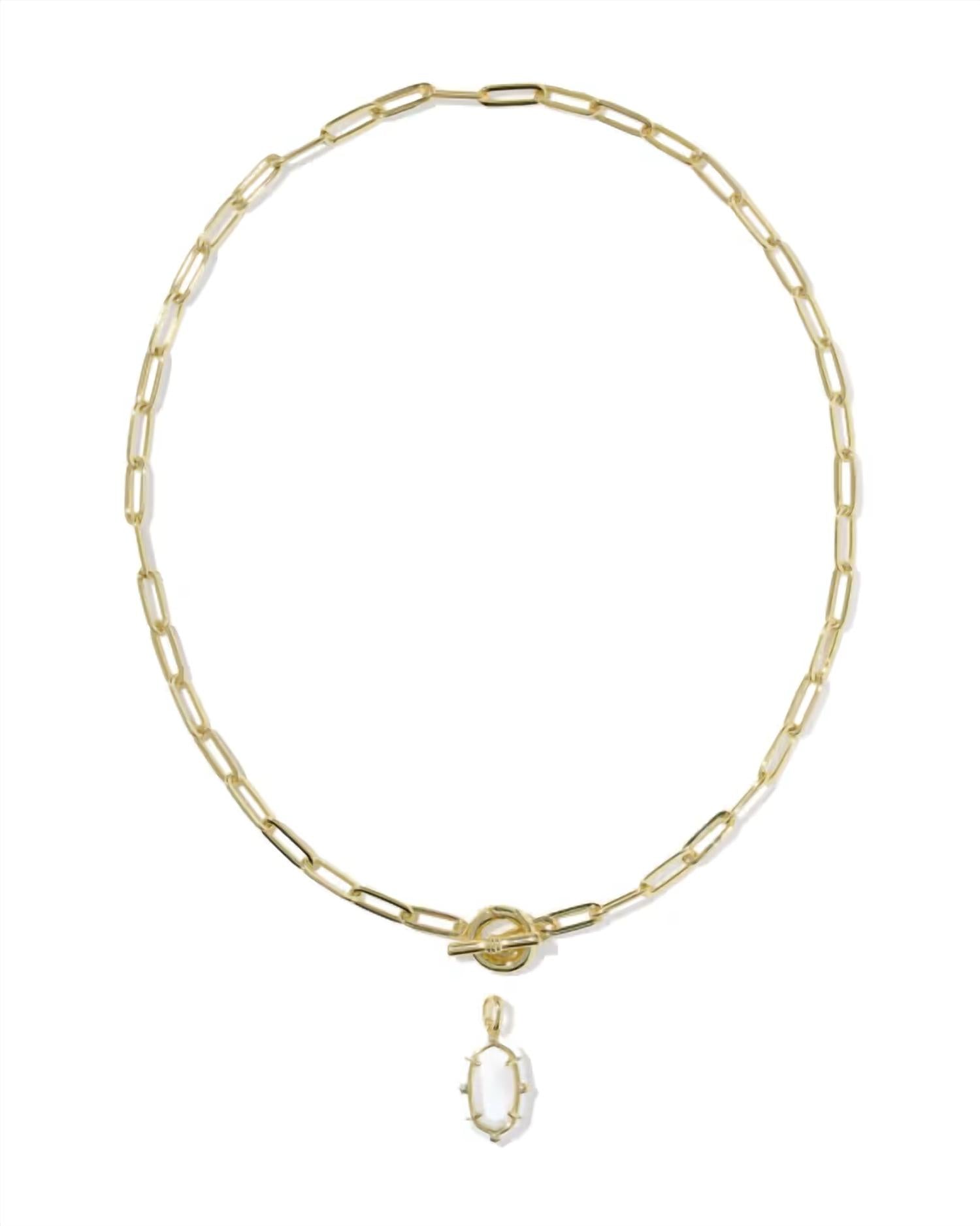 Kendra Scott - Women's Elisa Enamel Link And Chain Necklace