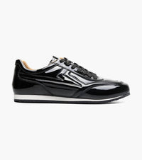 STACY ADAMS Men's Action 150 Sporty Lace Up Shoes in black patent - men's sneaker - view 5