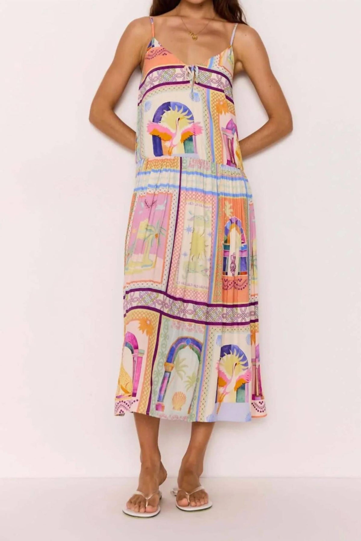 Minkpink - Elysia Dropped Hem Midi Dress