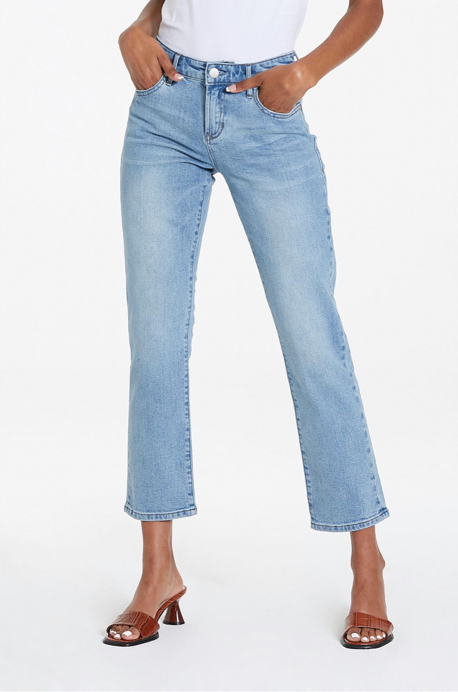 Dear John Denim - Blaire High Rise Ankle Slim Straight Jean