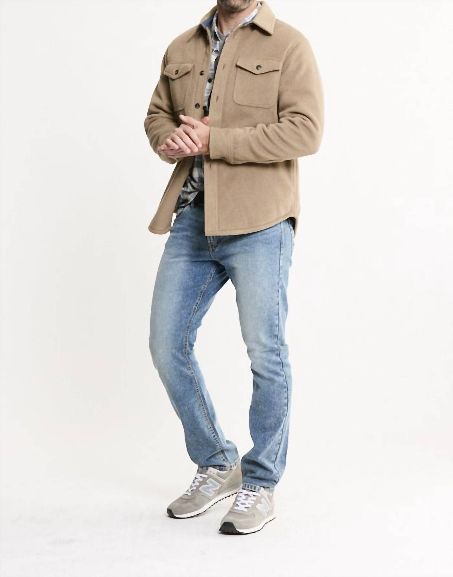 Jachs New York - Luxe Soft-Blend Quilt Lined Overshirt