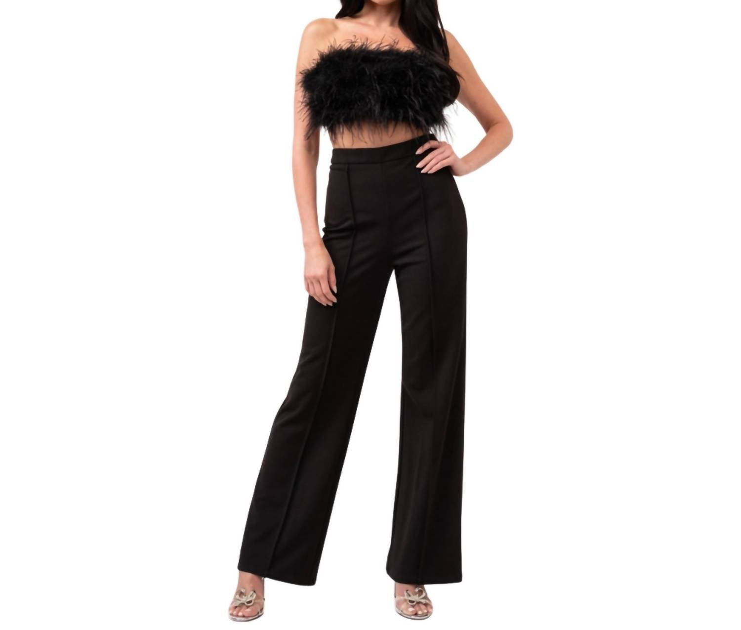 Miss Avenue - Ponti Straight Leg Pants