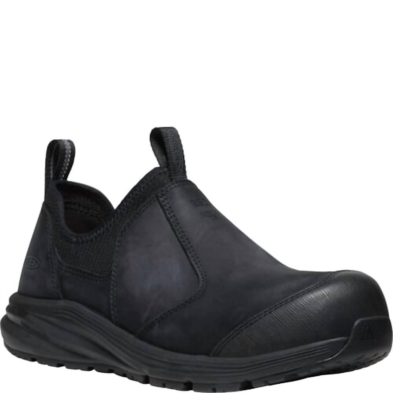 Keen Men's Vista Energy Shift Esd Safety Shoes in black - men's loafer - detail view