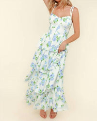 Kori - Tiered Maxi Floral Summer Dress