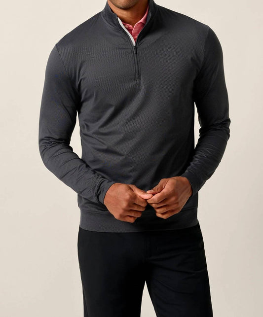 Johnnie-O - Jamie Jacquard Stretch Quarter Zip Pullover