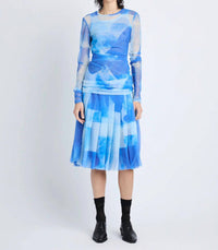 Proenza Schouler - Amber Printed Nylon Jersey Top