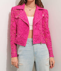 Blue B - Night Lace Moto Jacket