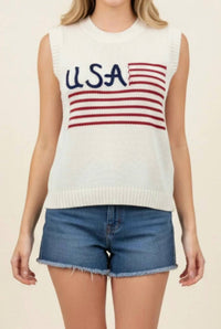 Pinch - Flag Sweater Top