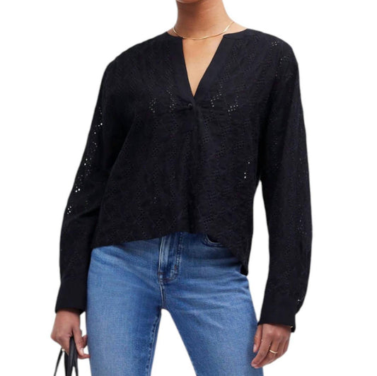 Madewell - Long-Sleeve Popover Top