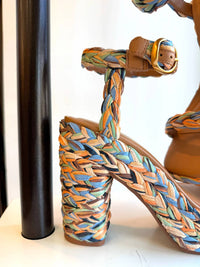 Carrano - Women's Ibiza Raffia Platform Sandals