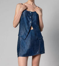 Anaphe - Cult Button Up Silk Camisole Top