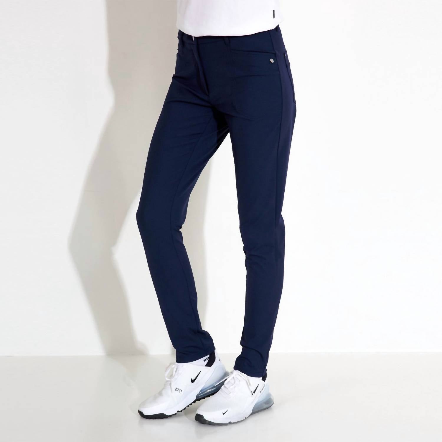 Abacus Sportswear Us - Elite High Waist 4-ways Stretch Golf Trousers