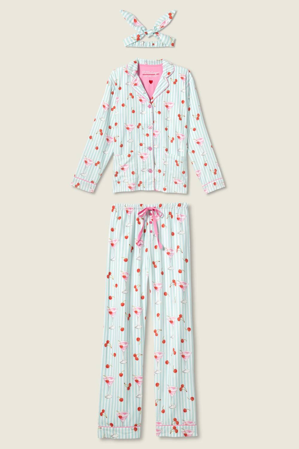 Pj Salvage - Ma Cherie 3 Piece Matching Flannel Set