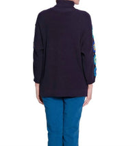 Multiples - 3/4 Sleeve Solid Knit Mock Neck Sweater