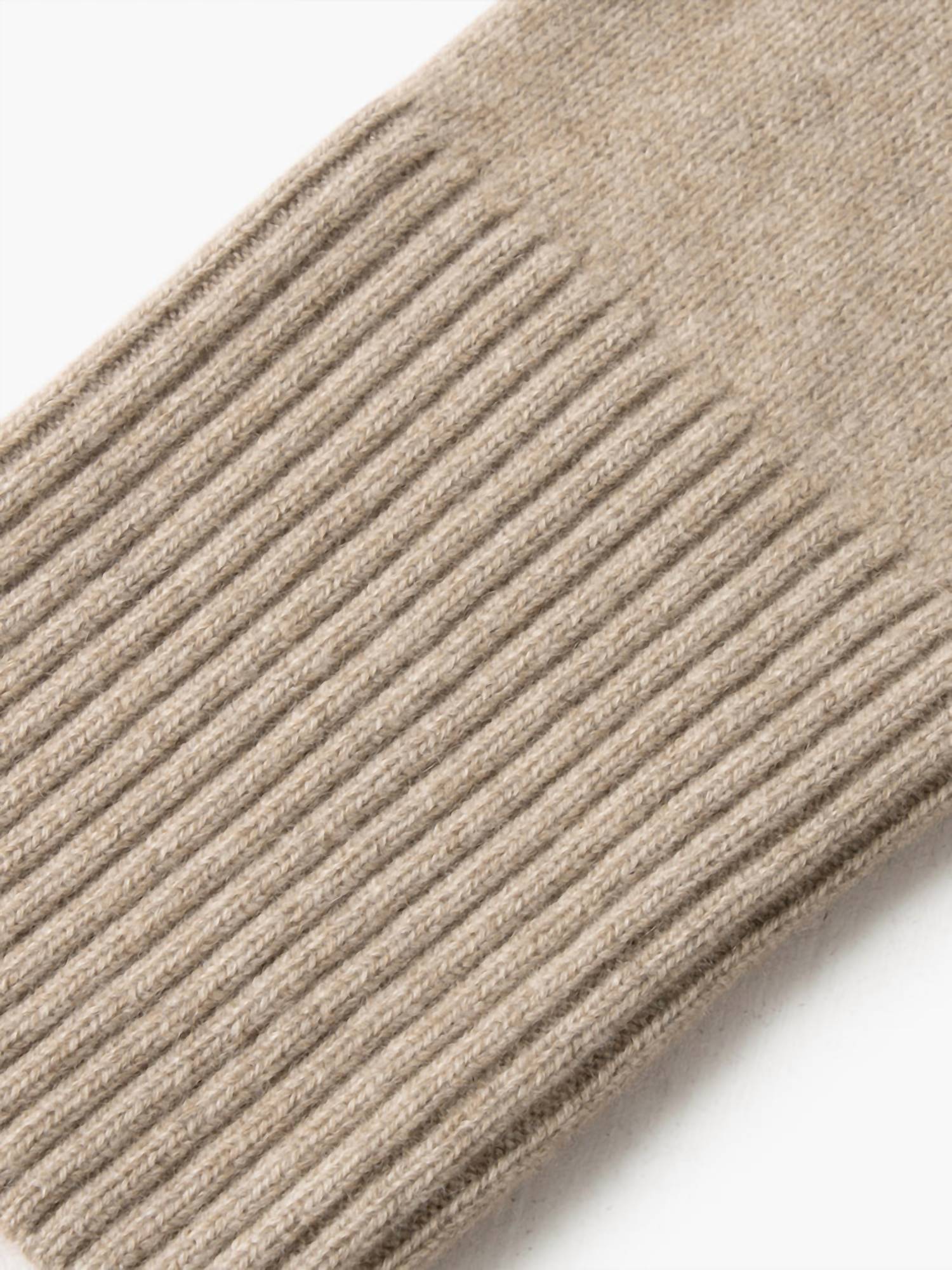 Meilleur Moment - Mock Neck Loose Fit Cashmere Sweater