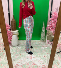 Mary Square - Plaid Christmas Pajama Pants