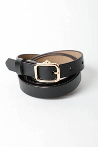 Leto - Women's Skinny Leather Belt