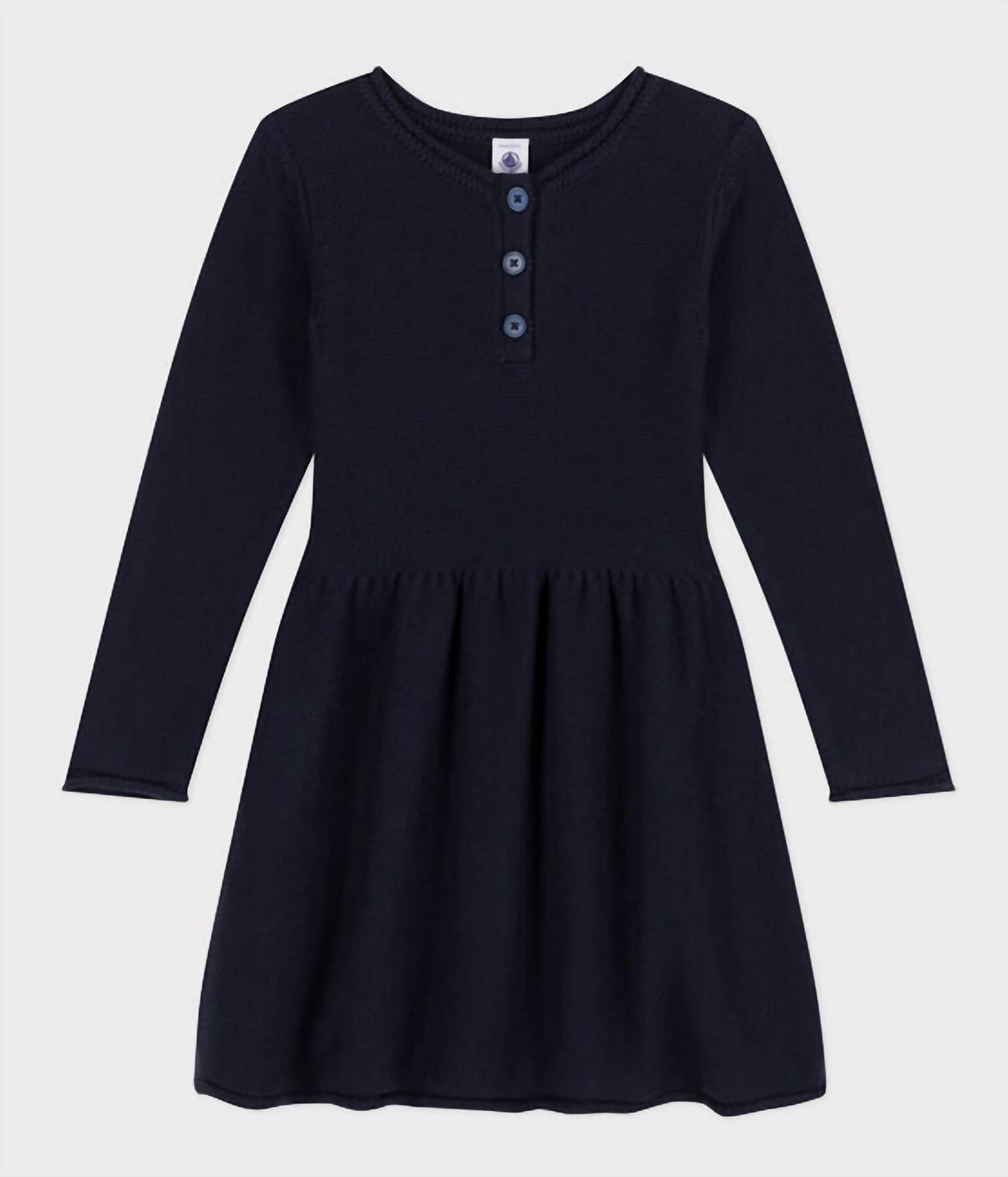 Petit Bateau - Longsleeve Knitted Dress