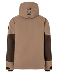 Bogner Fire + Ice Men's Tajo T Ski Jacket in hazelnut melange - men's jacket - alternate view