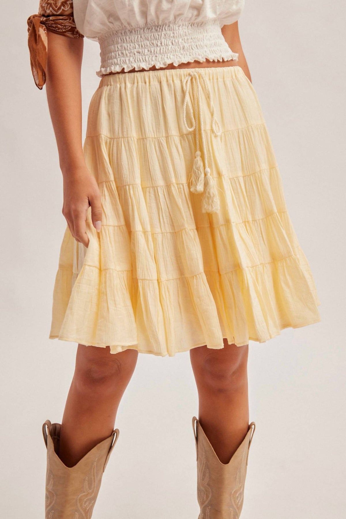 Hem & Thread - Women's Tiered Midi Skirt