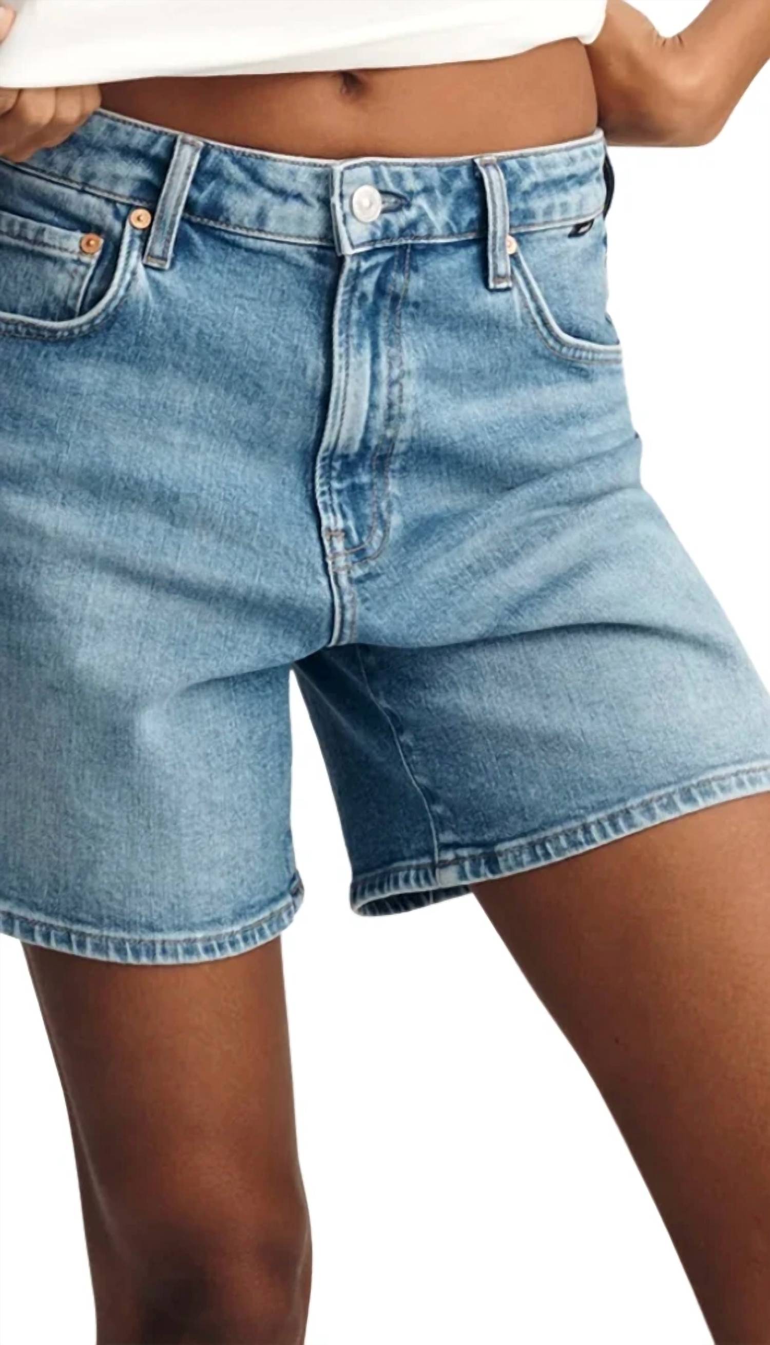 Mavi - Heidi Long High Rise Relaxed Shorts
