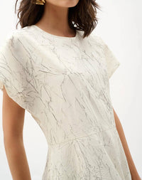 Joseph Ribkoff - Abstract Print Midi Cocoon Dress