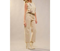 Bns - Embroidered Western Sleeveless Top