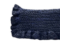 Laggo - Women's Riwana Raffia Ruffle Clutch