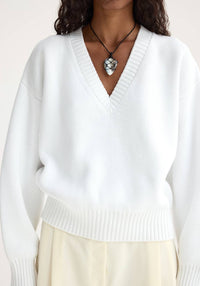 Rohe - V-neck Knitted Sweater