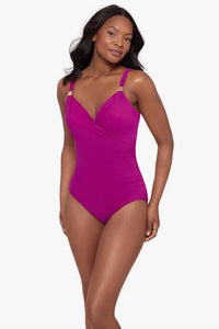 Miraclesuit - Razzle Siren Crossover Shaping One-piece Swimsuit