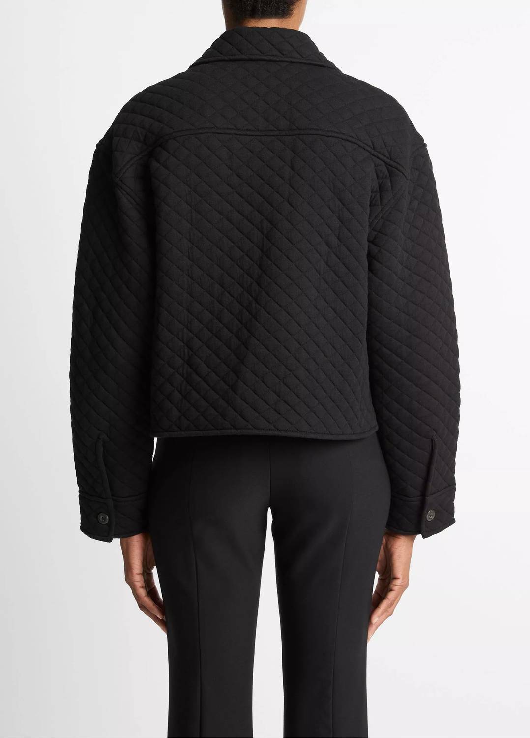 Vince - Quilted Collared Jacket