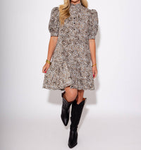 Ivy Jane - High Neck Pleated Dress