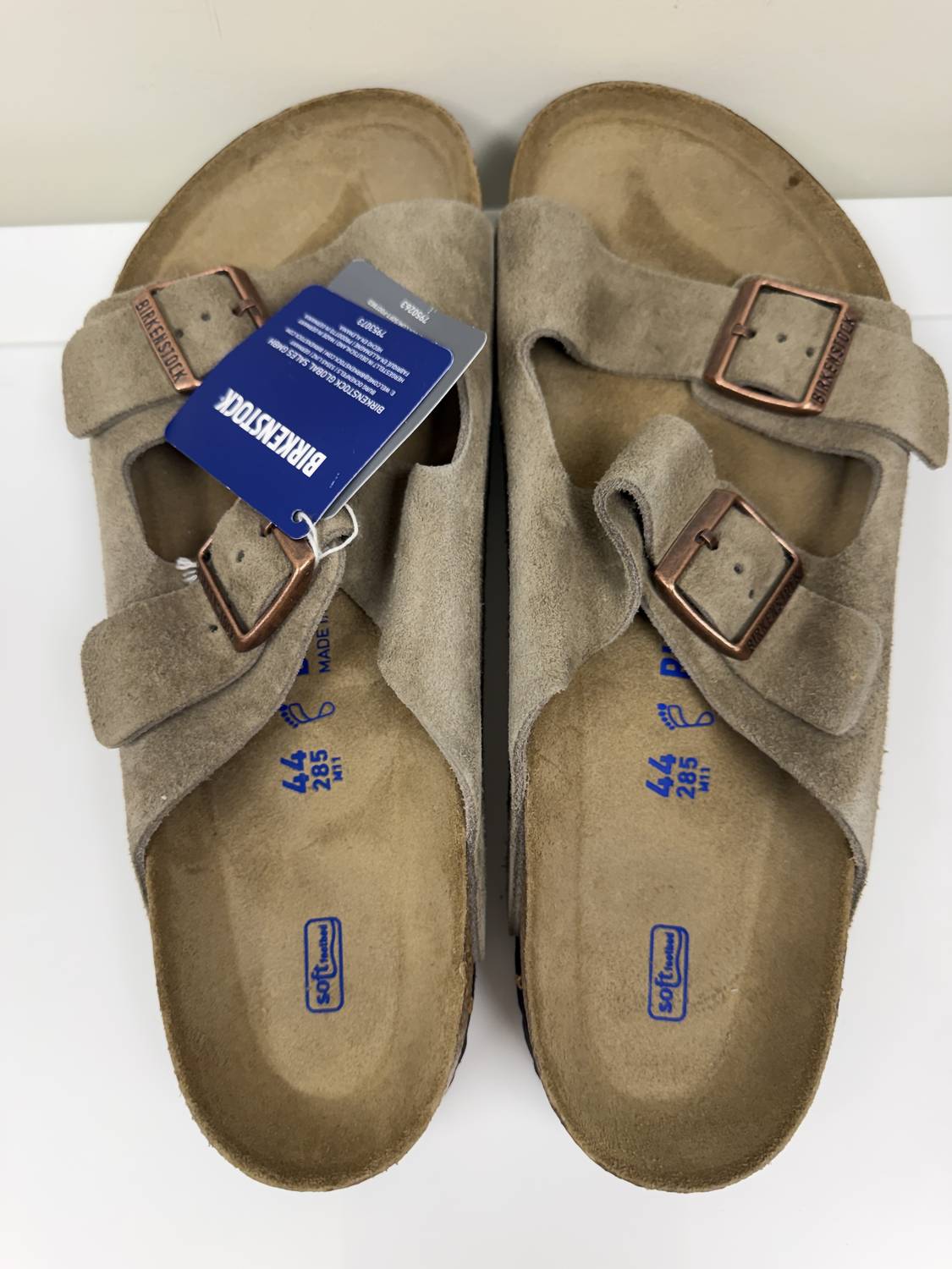 Birkenstock - Women's Arizona Soft Footbed Suede Sandals - New without Box