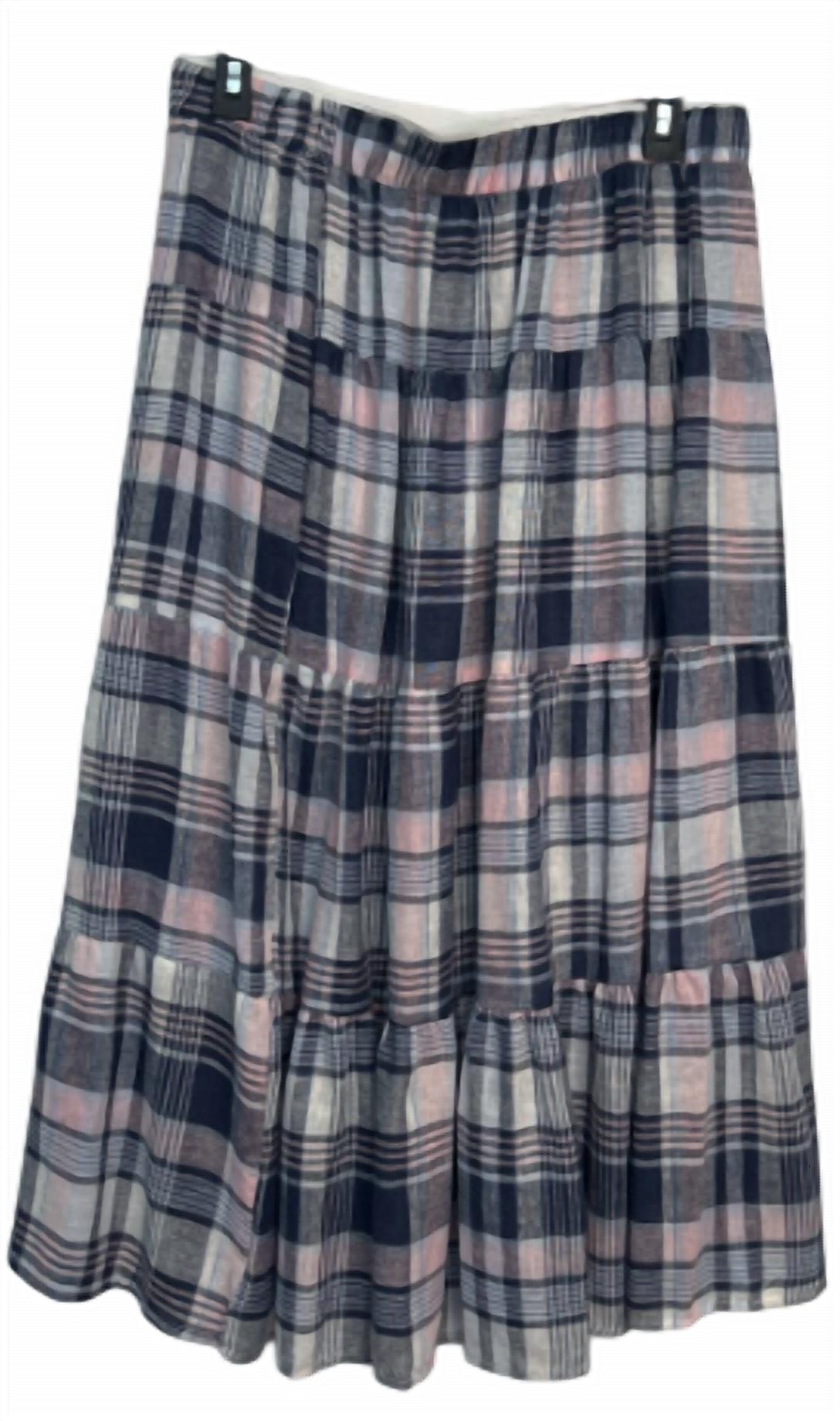 Aqua - Tiered Midi Skirt