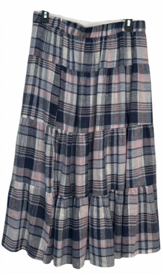 Aqua - Tiered Midi Skirt