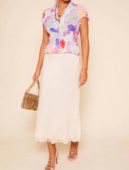 Rixo - Maelle Short Sleeve Top