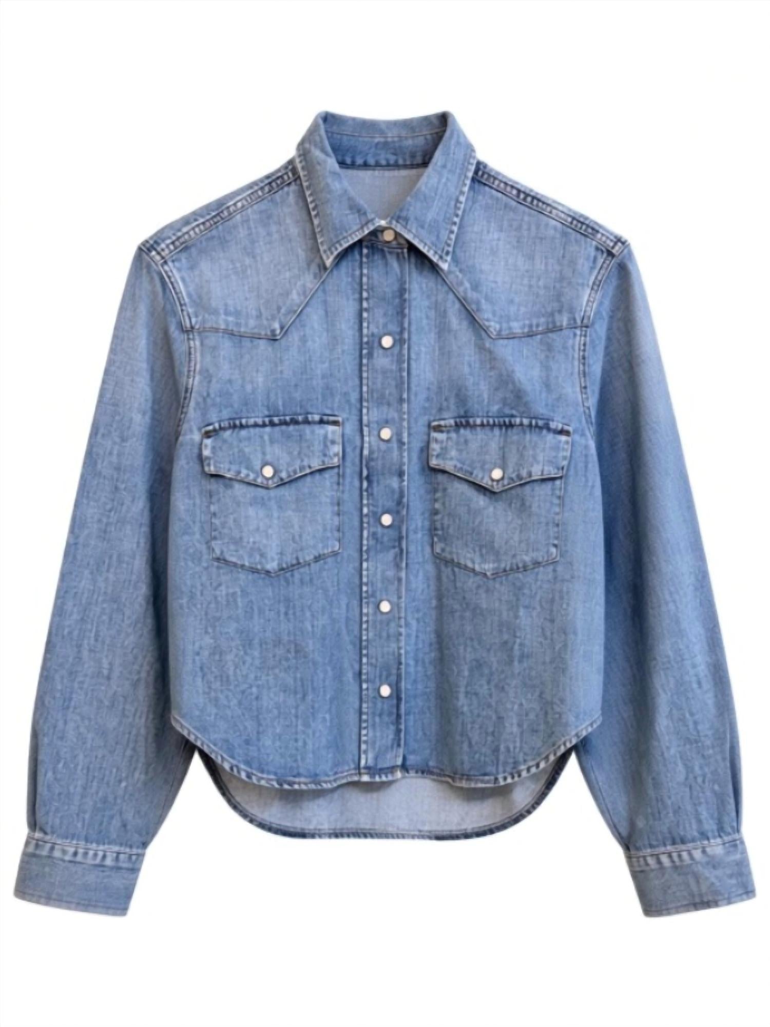 Citizens Of Humanity - Cropped Western Shirt