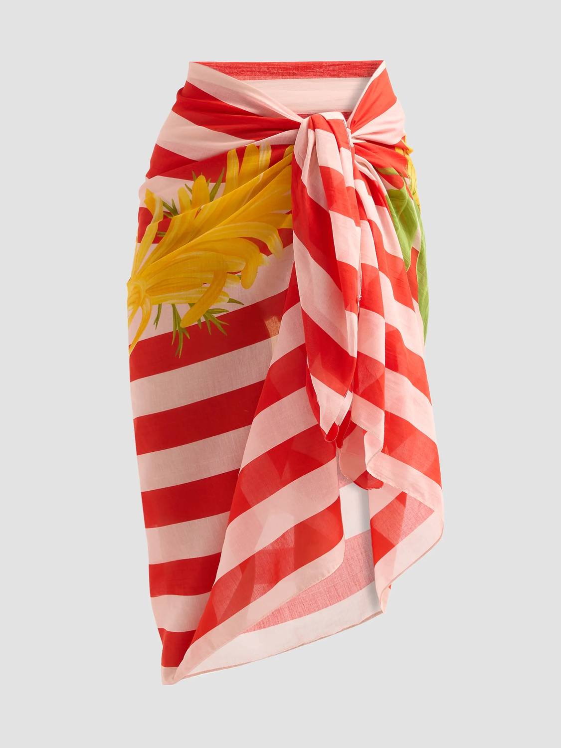Verandah - Silk Cotton Pareo Skirt