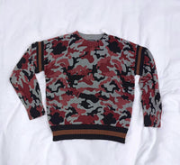 Kathie K - Camouflage Knit Sweater