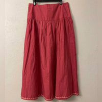 Sonmer - Geometric Embroidery A-line Skirt